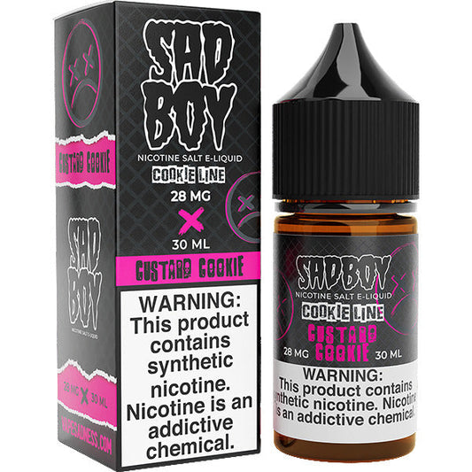 Custard Cookie by Sadboy Salts 30ml with packaging