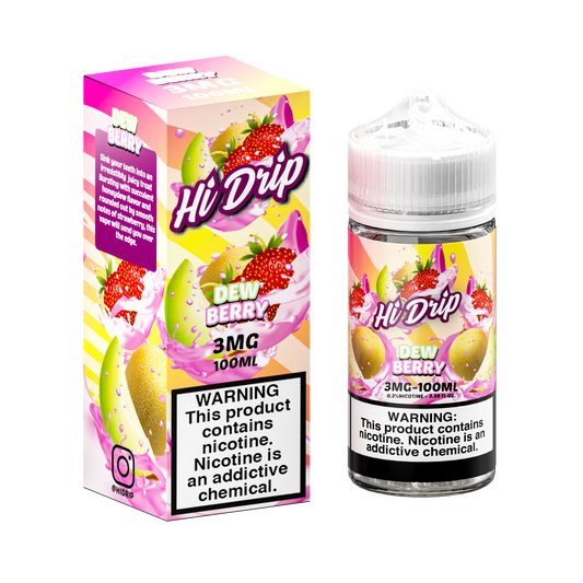 Honeydew Strawberry by Hi Drip E-Liquid 100ml with Packaging