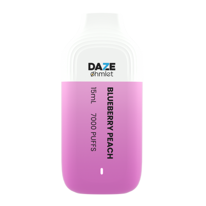 Daze OHMLET Disposable | 7000 Puffs | 15mL | Blueberry Peach	