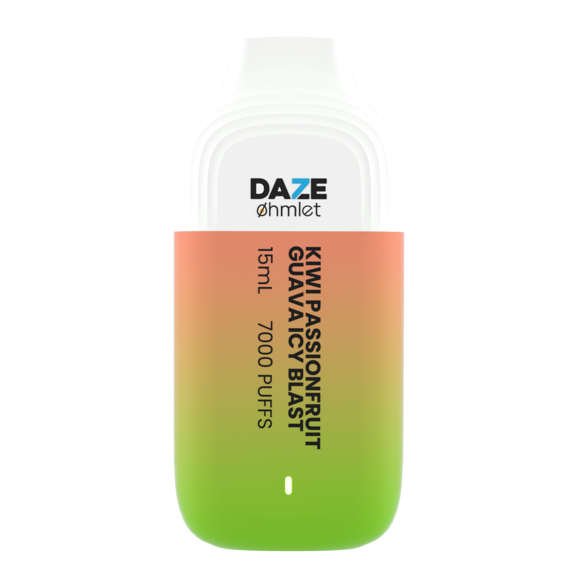 Daze OHMLET Disposable | 7000 Puffs | 15mL | Kiwi Passionfruit Guava Icy Blast	