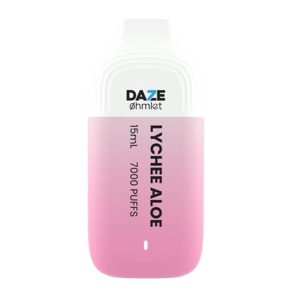 Daze OHMLET Disposable | 7000 Puffs | 15mL | Lychee Aloe	