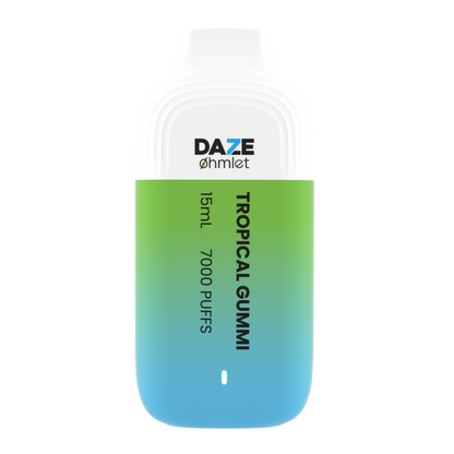 Daze OHMLET Disposable | 7000 Puffs | 15mL | Tropical Gummi	