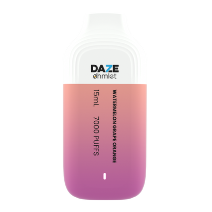 Daze OHMLET Disposable | 7000 Puffs | 15mL Watermelon Grape	Orange