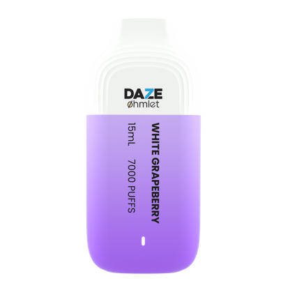 Daze OHMLET Disposable | 7000 Puffs | 15mL White Grapeberry	