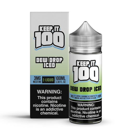 Dew Drop Iced by Keep It 100 TFN Series 100mL With Packaging