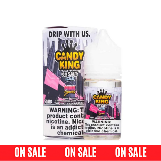 DripMore SALTS E-Liquid - Pink Squares ICED, 30mL