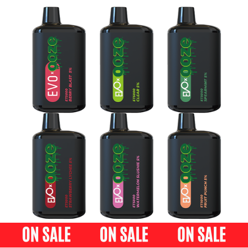 EVO x Ooze Bar Disposable ET5000 | 5000 Puff | 13mL | 5%