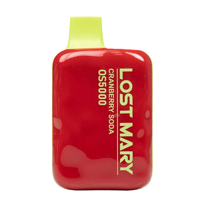 Lost Mary OS5000 Disposable 5000 Puffs 10mL 50mg Cranberry Soda