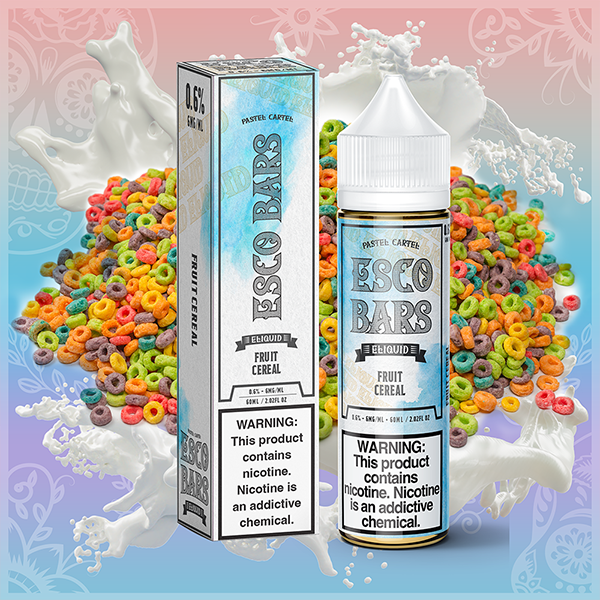 Fruit Cereal by Esco Bars Eliquid 60mL with Packaging