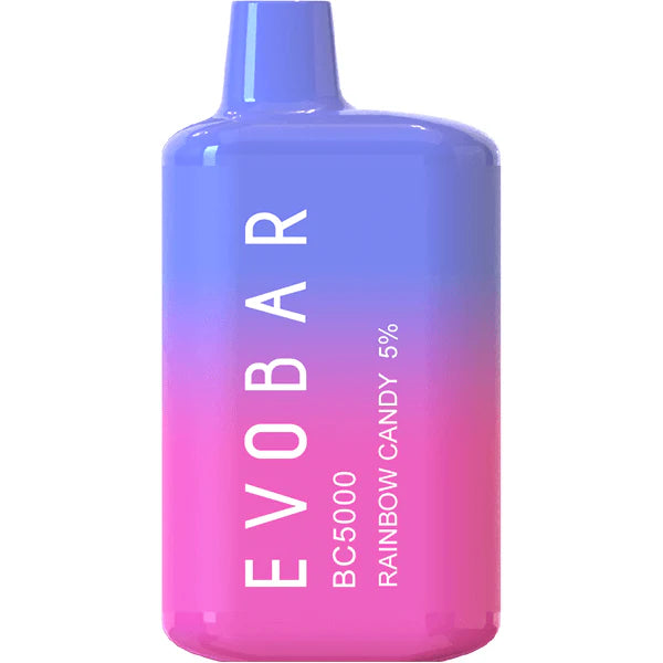 Evo Bar Disposable ET/BC5000 | 5000 Puff | 13mL | 5% Rainbow Candy