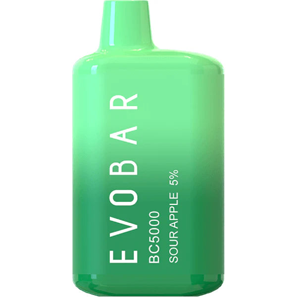 Evo Bar Disposable ET/BC5000 | 5000 Puff | 13mL | 5% Sour Apple