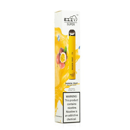 EZZY Super Disposable Device | 800 Puffs | 3.2mL Passion Fruit Packaging