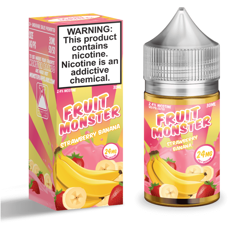 Strawberry Banana by Fruit Monster Salts Series 30ml with Packaging