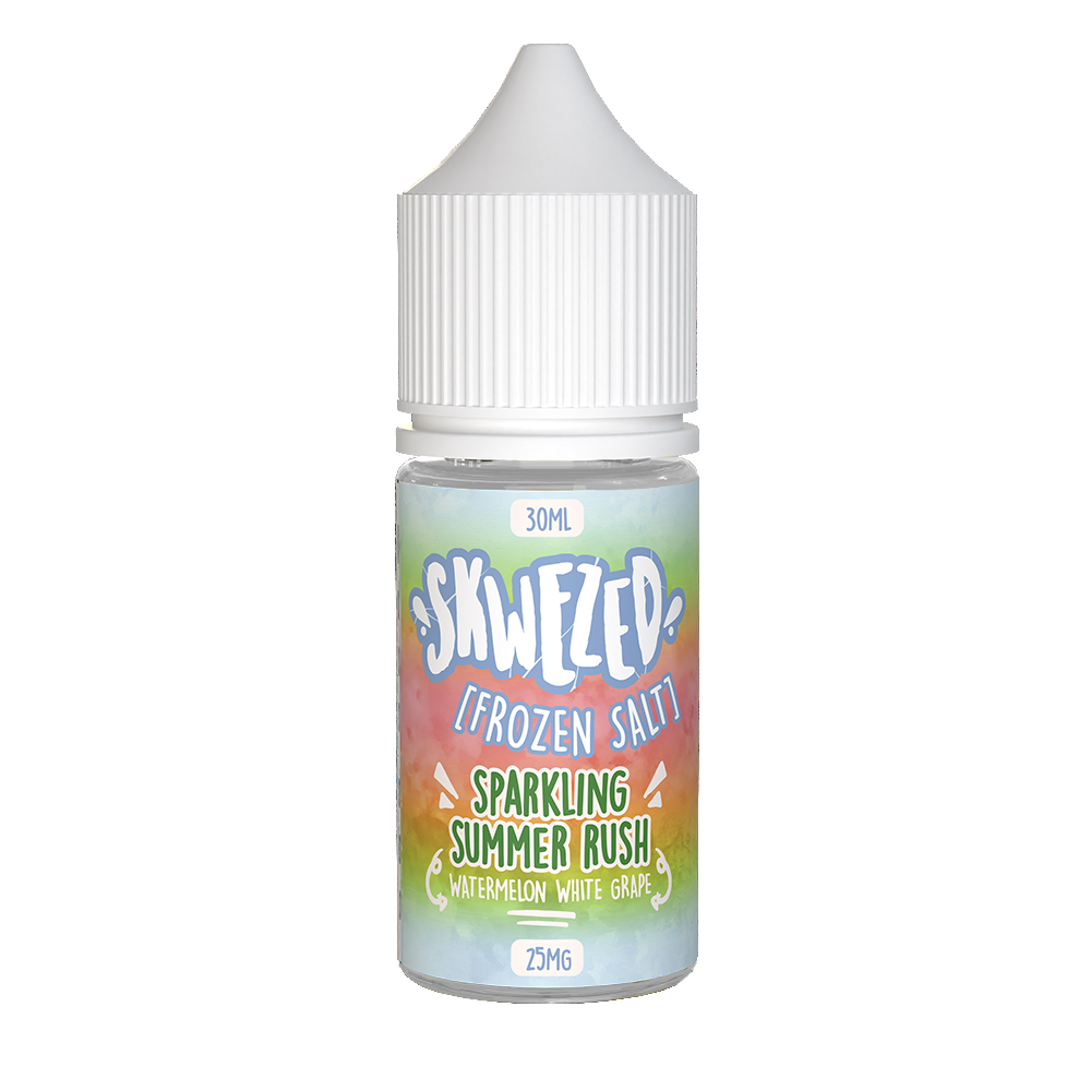 Frozen Sparkling Summer Rush (Watermelon White Grape Ice) by Skwezed Salt 30ml