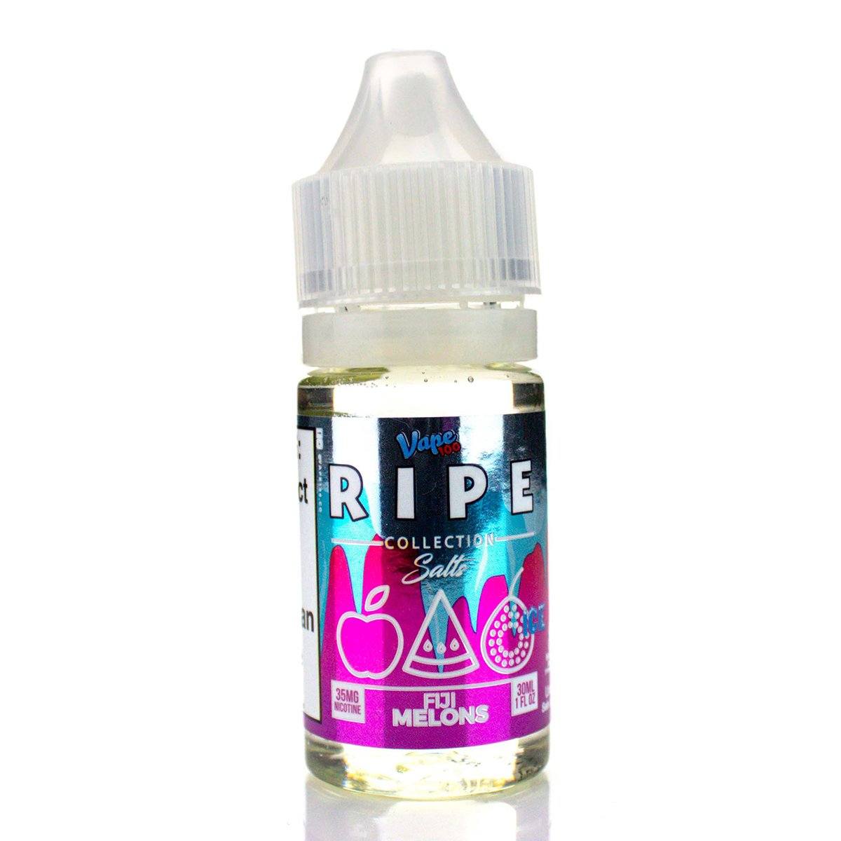 Fiji Melons On Ice by Vape 100 Ripe Collection Salts 30mL Bottle