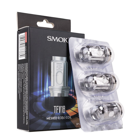 SMOK TFV18 Coils | 3-Pack With Packaging