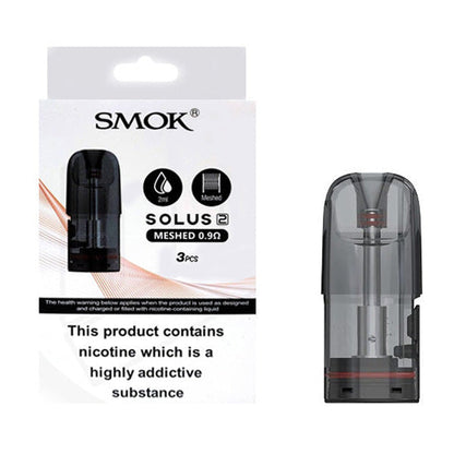 SMOK Solus 2 Replacement Pods | 3-Pack - With Packaging