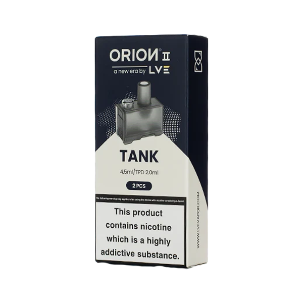 LVE Orion II Replacement Pod Tank Packaging