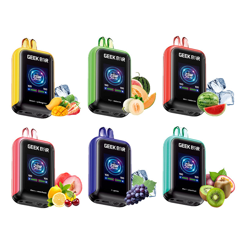 Geek Bar WATT - 23000 Puffs Disposable - 28mL 50mg | Group Photo