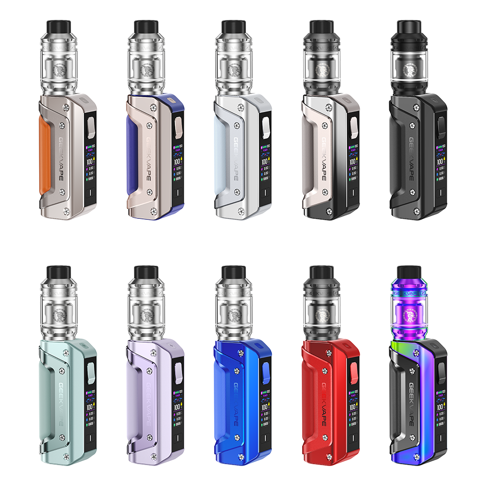 Geekvape Aegis Solo 3 100W Box Mod Starter Kit (Built In Battery)| Group Photo