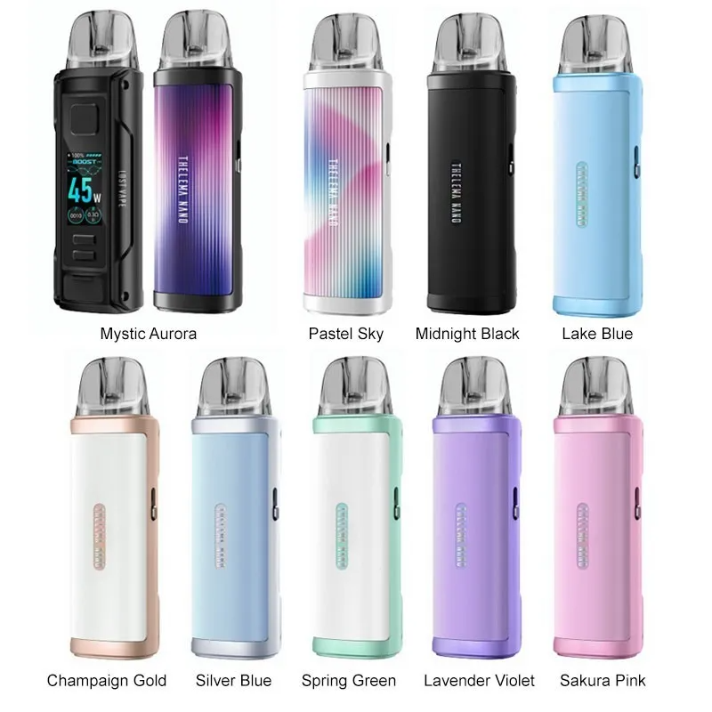Lost Vape - Thelema Nano Kit 1400mAh (Pod System) | Group Photo