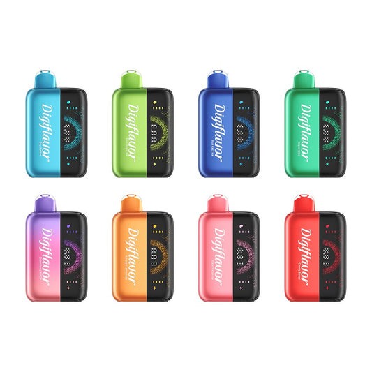 Geek Bar Digi Flavor BRK - 20K Puffs Disposable 12mL 50mg + Power Dock - Group Photo
