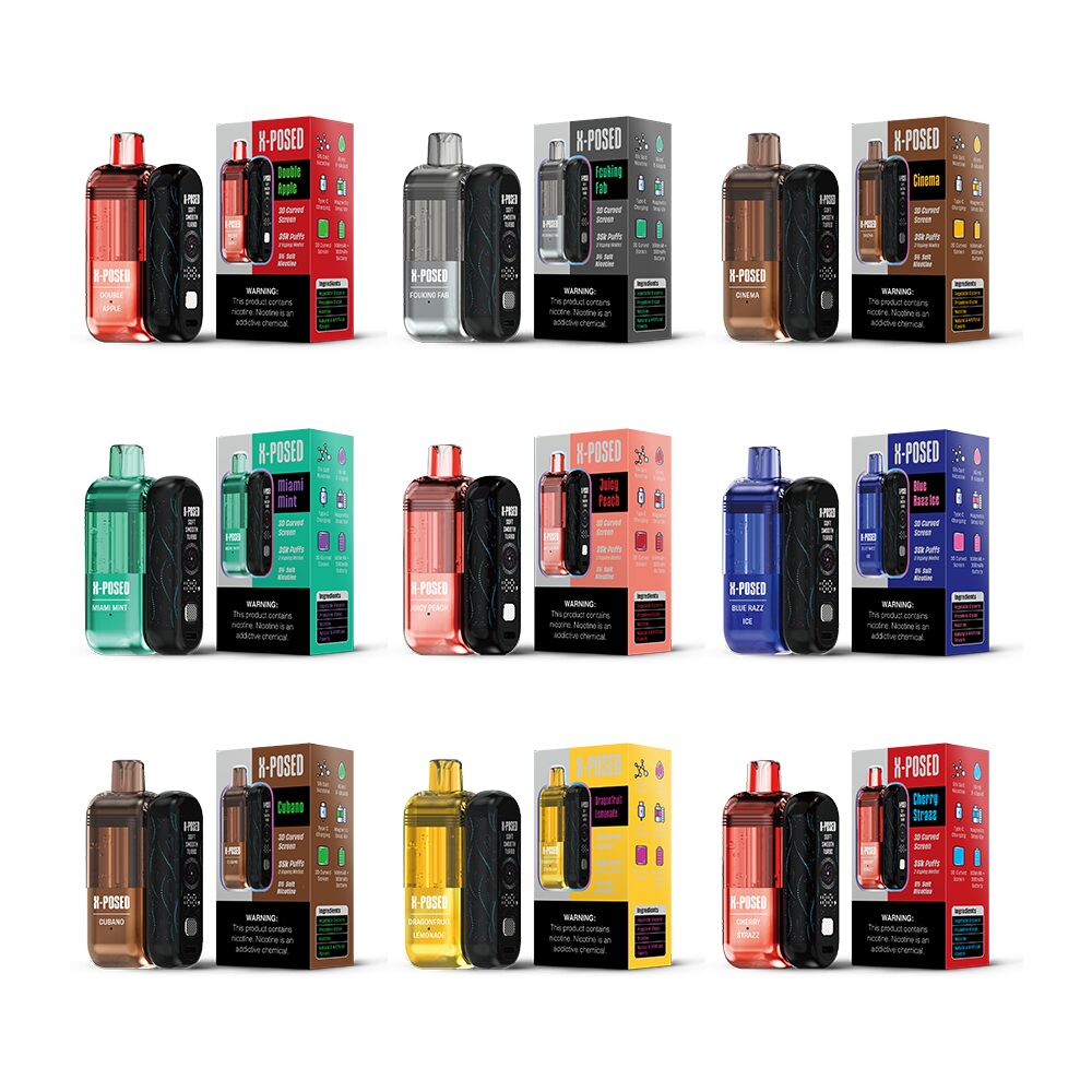 X-Posed – Dispo Kit- 35000Puff- 16mL Dispo plus Power Dock - Group Image