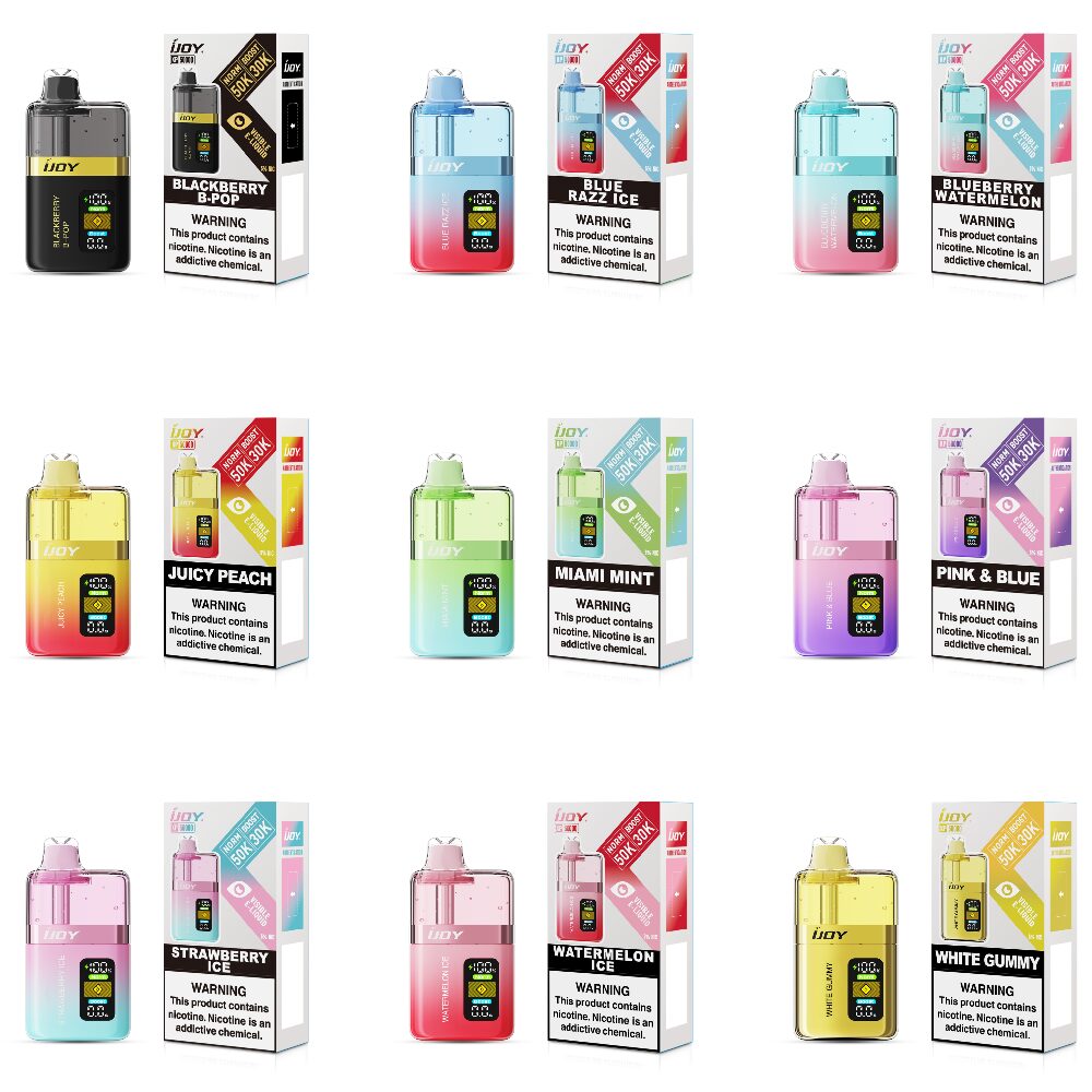 iJoy XP50000 - Dispo 50000Puff, 20mL | Group Photo with Packaging