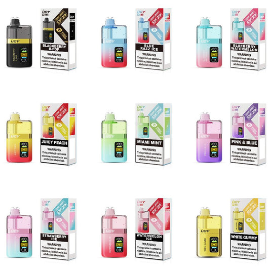 iJoy XP50000 - Dispo 50000Puff, 20mL | Group Photo with Packaging