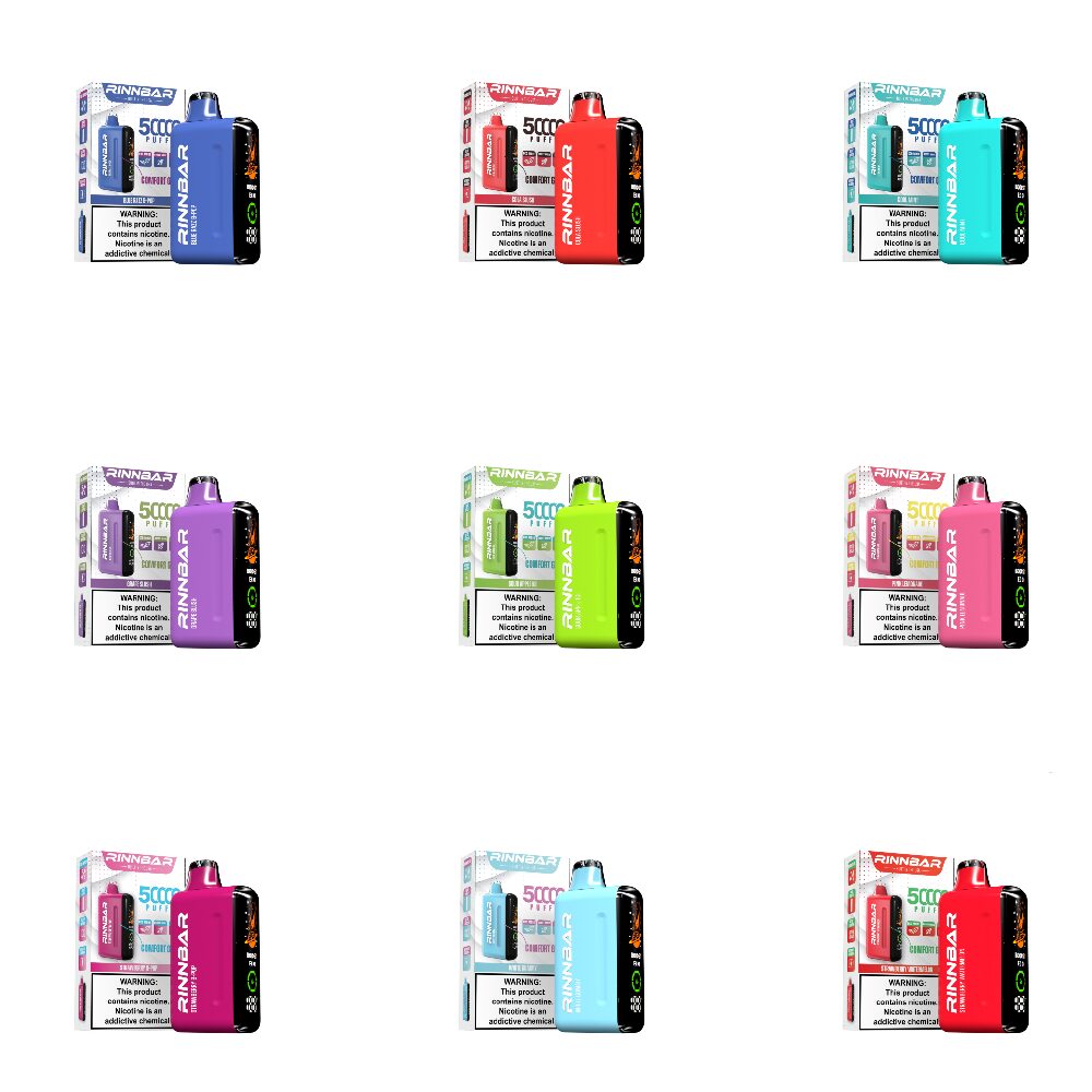 Rinn Bar NIX 50K Disposable Group Photo with Packaging