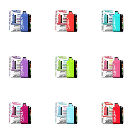 Rinn Bar NIX 50K Disposable Group Photo with Packaging
