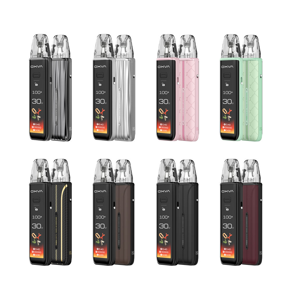 OXVA Xlim 3 Ultra Pod System Group Photo