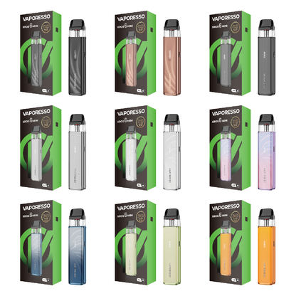 Vaporesso XROS 6 Mini Pod System Group Photo with Packaging 
