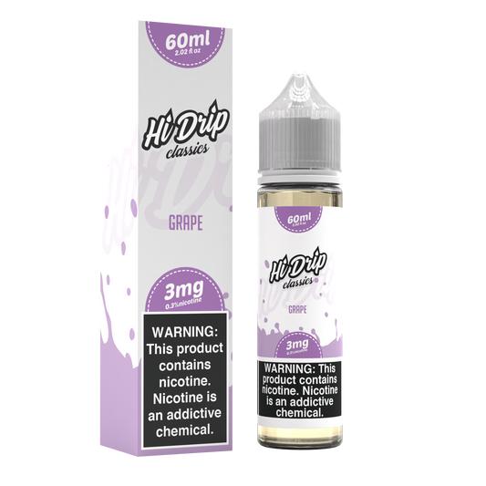 Grape by Hi-Drip Classics E-Liquid 60ML with Packaging