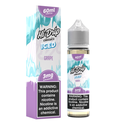 Grape Iced by Hi-Drip Classics E-Liquid 60ML with Packaging