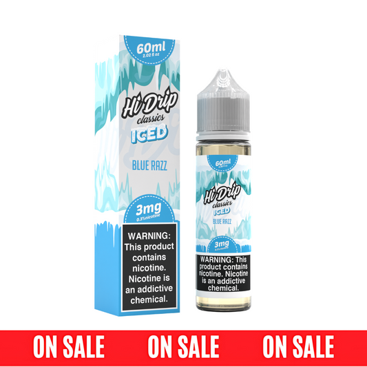 Hi-Drip - Blue Razz Iced E-Juice, 60mL