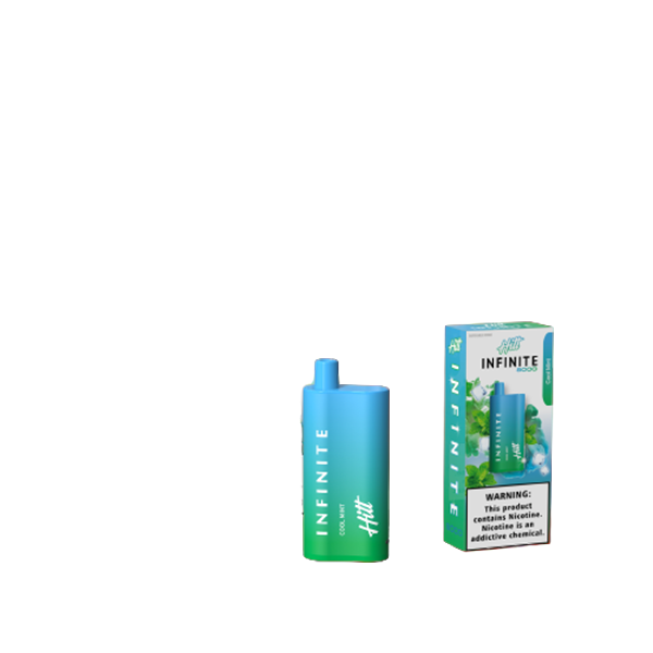 Hitt Infinite Disposable 8000 Puffs 20mL 50mg Green Apple Ice with Packaging