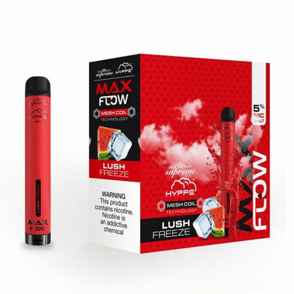 Hyppe Max Flow Mesh Disposable | 2000 Puffs | 6mL Lush Freeze with Packaging