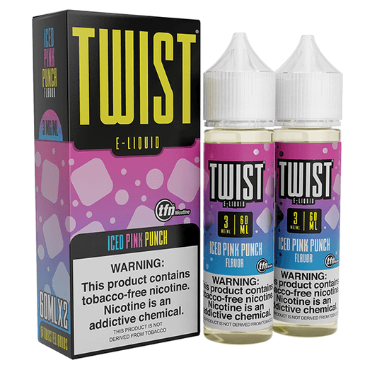 Iced Pink Punch by Twist TFN Series (x2 60mL) 120mL with Packaging