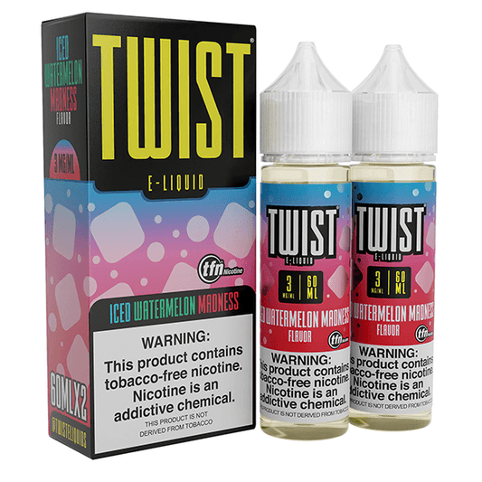 Red 0° (Ice Watermelon Madness) by Twist TFN Series (x2 60mL) 120mL with Packaging