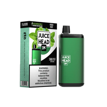 Juice Head 5K Disposable | 14mL | 50mg Fresh Mint with Packaging