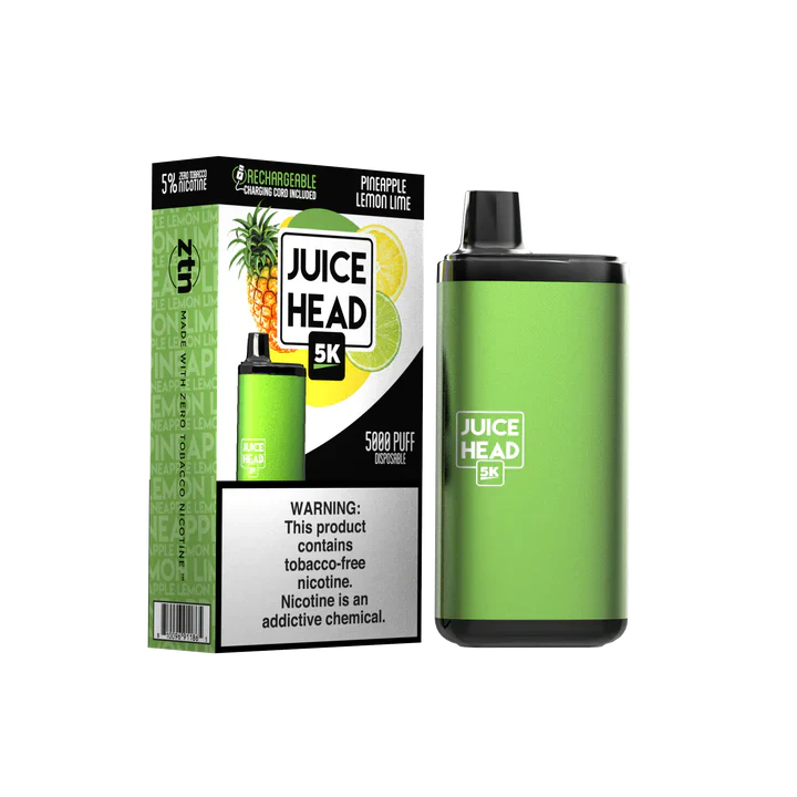 Juice Head 5K Disposable | 14mL | 50mg Pineapple Lemon Lime with Packaging