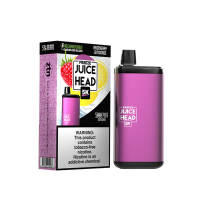 Juice Head 5K Disposable | 14mL | 50mg Raspberry Lemonade Freeze	with Packaging