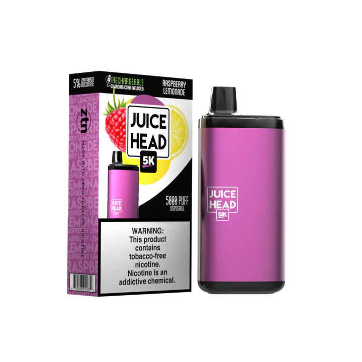 Juice Head 5K Disposable | 14mL | 50mg Raspberry Lemonade with Packaging