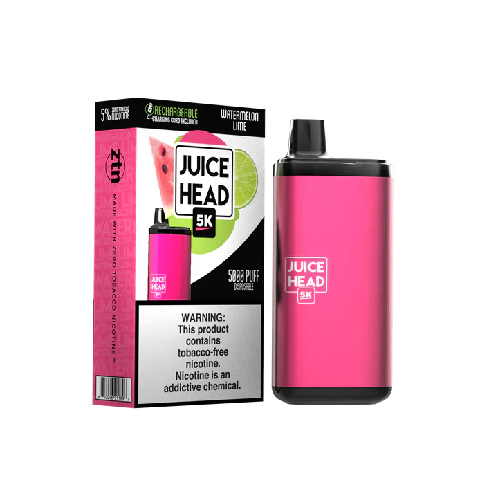 Juice Head 5K Disposable | 14mL | 50mg Watermelon Lime with Packaging