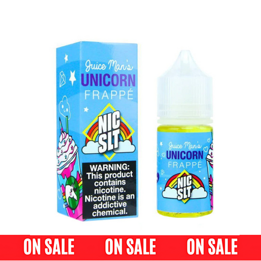 Juice Man SALTS E-Liquid - Unicorn Frappe, 30mL