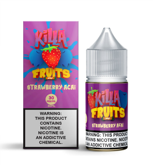 Strawberry Açaí by Killa Fruits Salts Series 30mL With Packaging