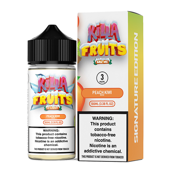 Peach Kiwi on Ice by Killa Fruits Signature TFN Series 100mL With Packaging