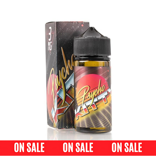 Kitty by Puff Labs Psycho 100mL (Freebase) On Sale