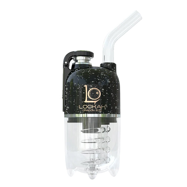 Lookah Dragon Egg Portable Wax Vaporizer (950mAh) silver black